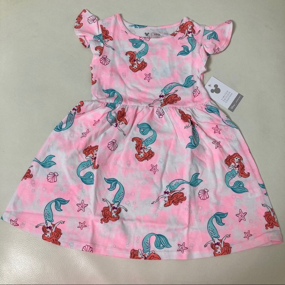 Disney Ariel mermaid 🧜‍♀️ cute pink dress - Picture 2 of 6